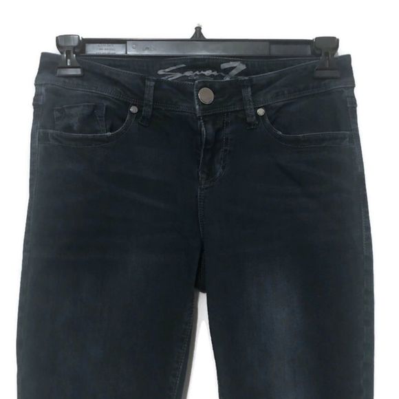SEVEN7 | Dark wash distressed skinny jeans 4 - Picture 2 of 7